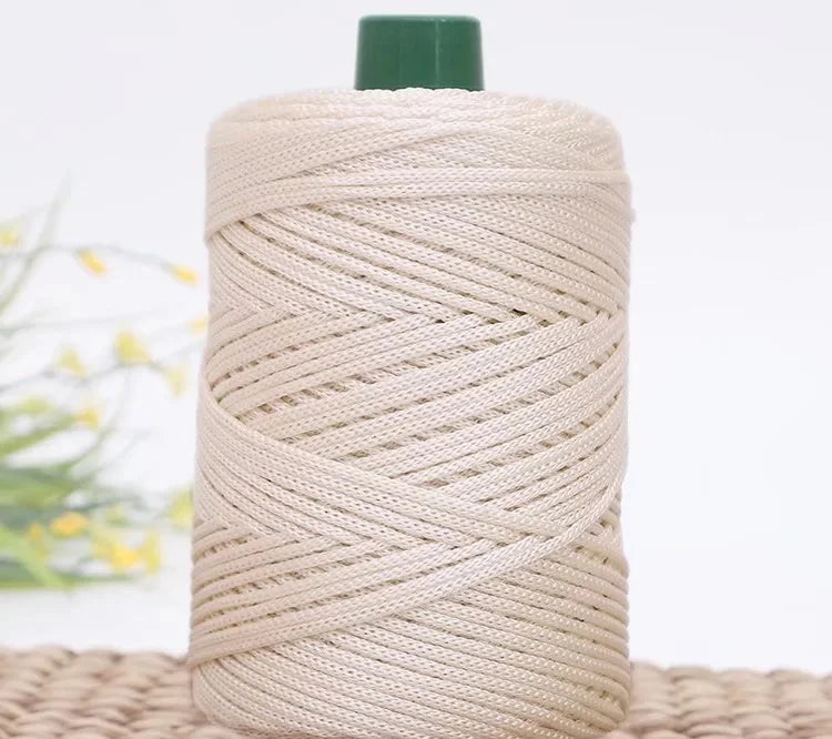 corde coton tressée 3mm fil tissé décoratif couture artisanat accessoires faits main
