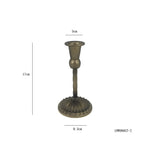 bougeoirs classiques bronze finement sculptés décoration maison vintage élégants fixations