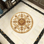 décor autocollant doré ornements floraux motifs géométriques classique 60cm 80cm