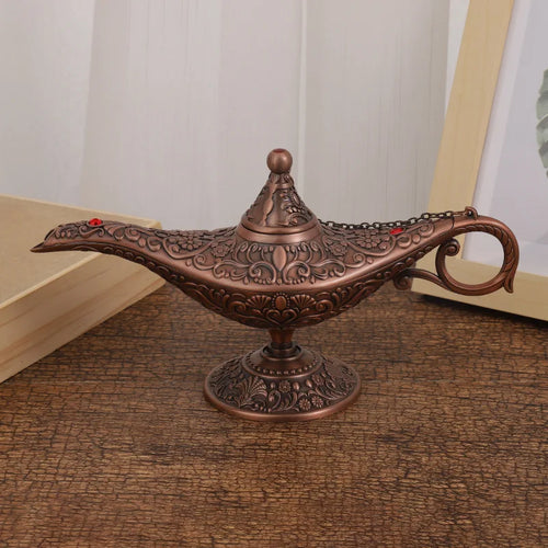 lampe huile artisanale ornement florale motifs géométriques couleurs vives décoration intérieure chaîne poignée