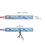 ruban led rigide led 8cm 12v multicolore moderne éclairage spécial 249lm 2ans garantie