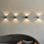applique murale led verre or noir moderne brillants intérieur salon chambre
