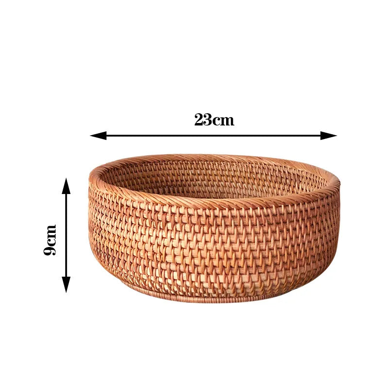 paniers rangement rotin naturel tissage traditionnel rangement fruits gâteaux opacité respectueux environnement pliables