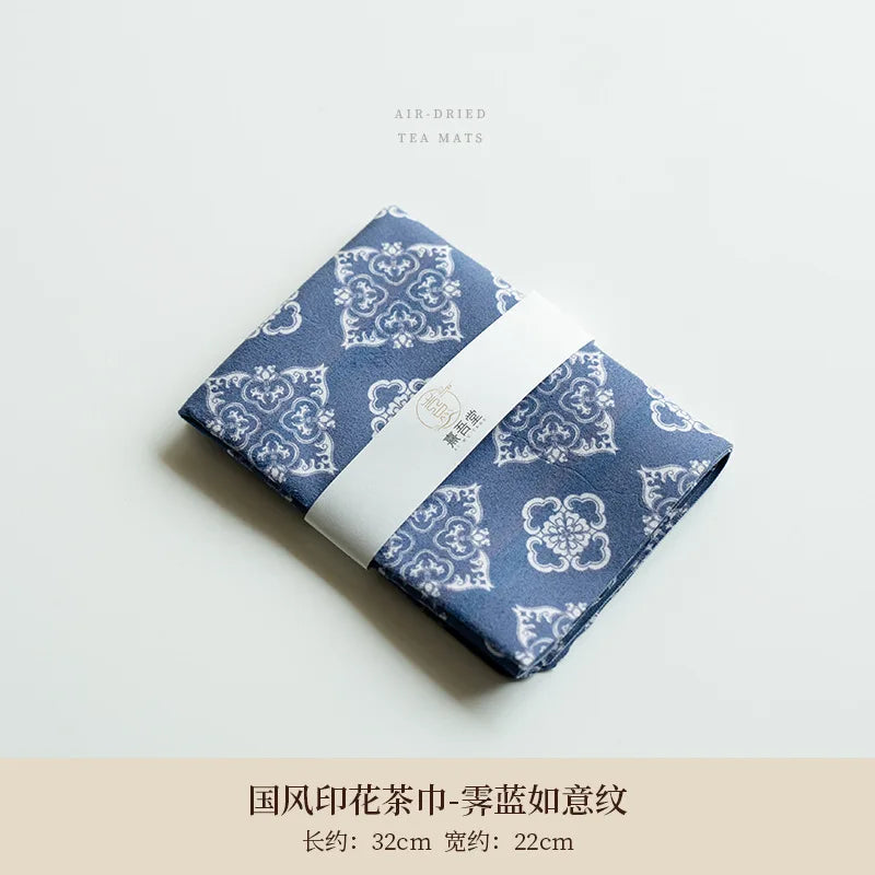 serviettes table floral classiques beige bleu marine gris clair 10x10cm 15x15cm 20x20cm