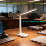 lampe pliable rechargeable led moderne blanc port usb porte telephone
