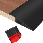 profil seuil adhésif pvc imitation bois marron foncé beige clair brun clair contemporain 1m