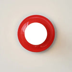 lampe murale moderne jaune rouge dorée minimaliste filament apparent fixée muralisée