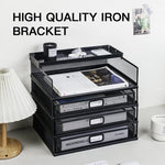 rangement multifonctionnel rack noir blanc vert maille métallique moderne document porte cartes étiquettes chanel
