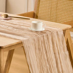 serviette table beige clair rayures fines moderne décoration table banquet
