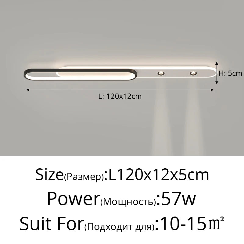 lampe led moderne blanche rectangulaire sans télécommande fixée aluminium opaquet