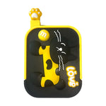 boîte bijoux créative enfantin motif animalier adhésif couleurs variées pinceaux peinture sacs