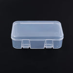boîtes rangement transparentes clips fermeture poignées bijoux accessoires bricolage modernes pratiques