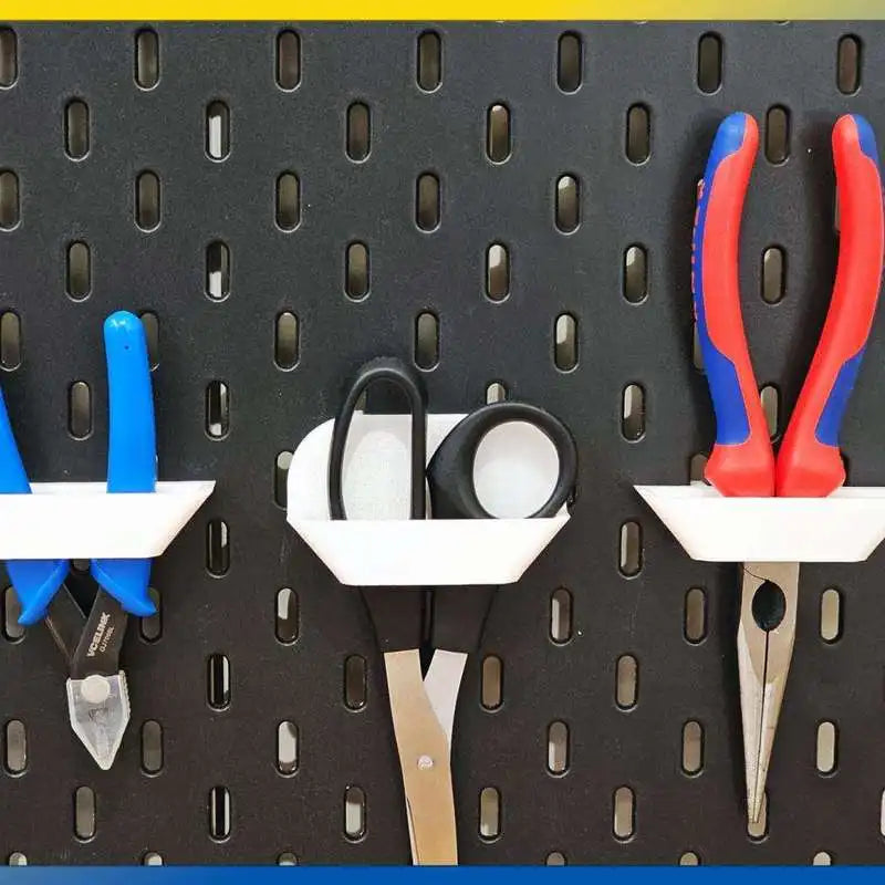 rangements mural outils support panneau alveoles stockage blanc noir étagères organisatrices utilitaires multifonctionnels