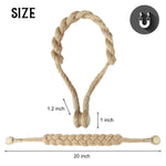 bracelet tressé blanc moderne boucle métal fixe unique accessoire mode 50cm