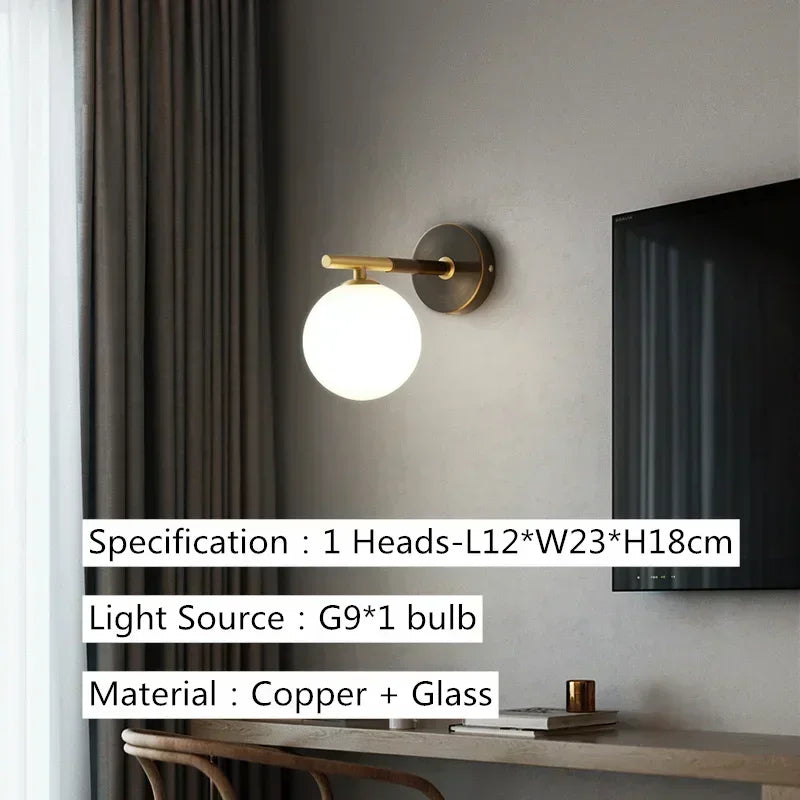 lampe suspendue moderne boules sphériques or noir gris dégradé blanc lait cognac