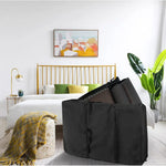 sac rangement polyester réutilisable tables pliantes noir gris utilitaire voyage