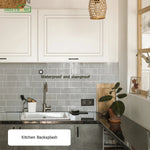autocollants carreaux cuisine vert clair moderne brillants auto adhésifs 10 pièces muets résistants chaleur