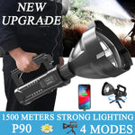 torche électrique led 25w portable résistante choc certification rohs ul camping