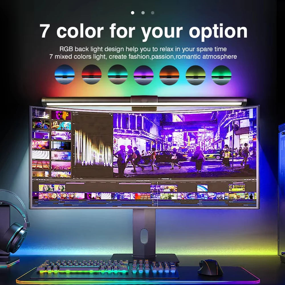 lampe led noir moderne télécommande éclairage rgb variable