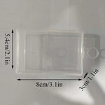 boîtes rangement transparentes modernes clips fermeture imperméables plastique respectueuses environnement