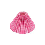 lampe table moderne abat jour plissé rouge blanc vert beige bleu clair rose noir