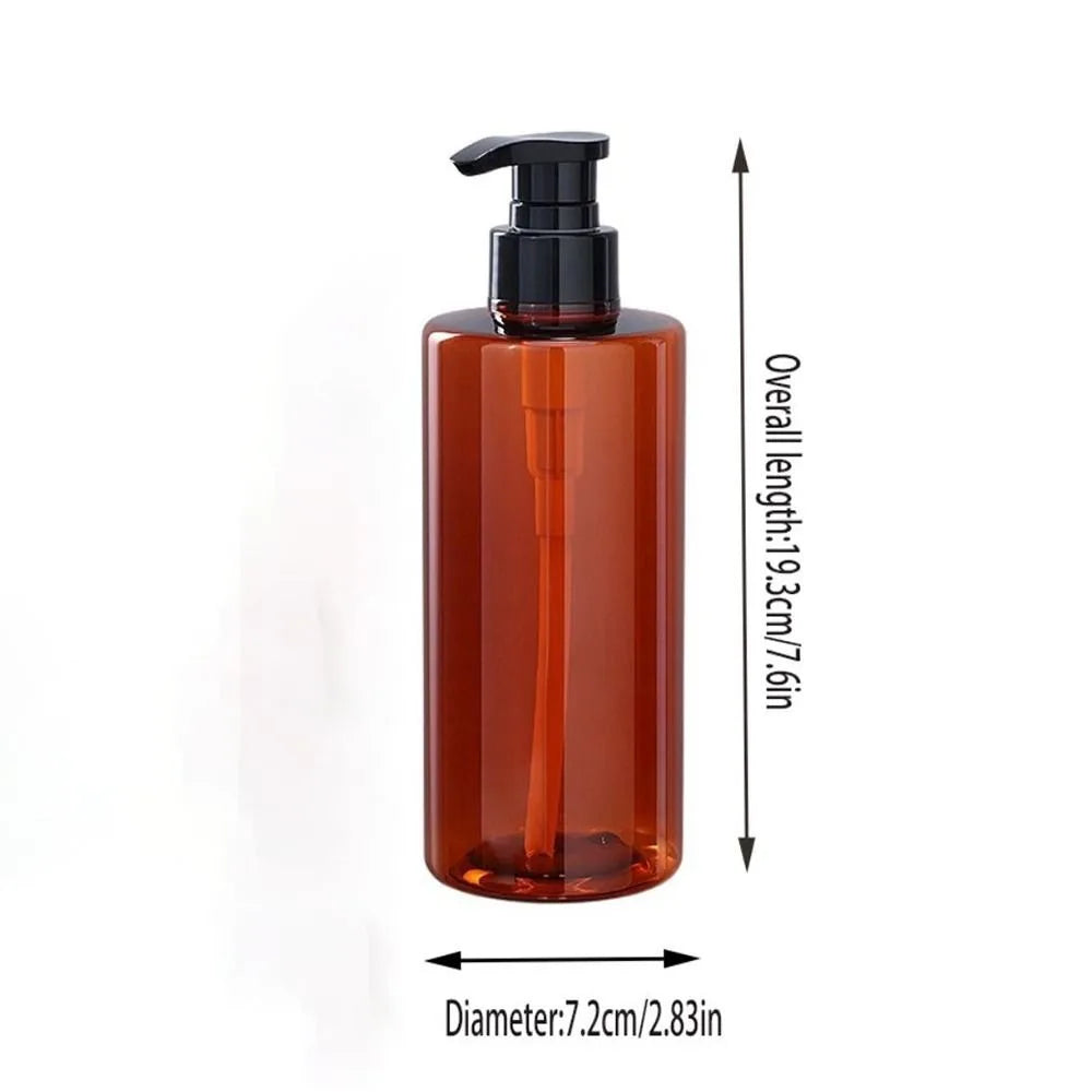 distributeur savon liquide bleu vert transparent contemporain 250ml 450ml 650ml pompe bouchon rechargeableextérieurvoyage