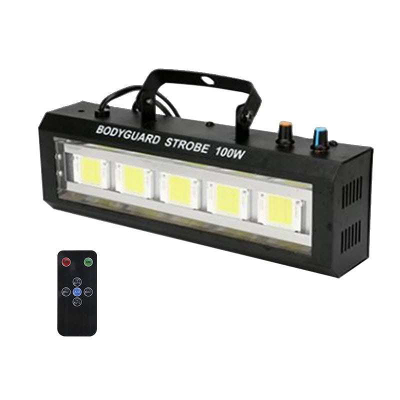 lampe stroboscopique led 100w rgb sans télécommande noir moderne disco scène
