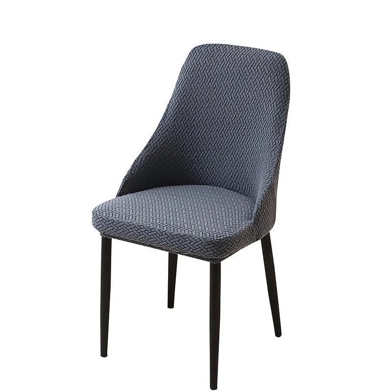 housse chaise moderne gris rayures élastique spandex polyester fauteuil mariagehôtel
