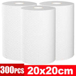 serviettes cuisine blanc microfibre non tissées respectueuses environnement utilitaires pratiques adhésives nettoyage ménager réutilisables