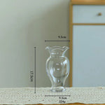 vase verre opaque moderne fleurs artificielles décoration table salon maison