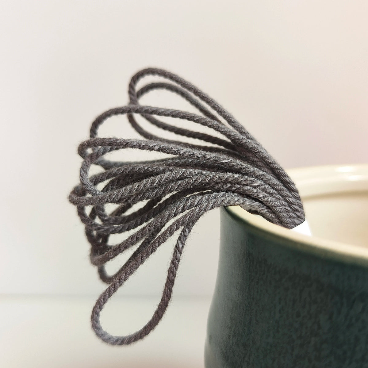 corde macramé coton pur torsadée bijoux artisanaux projets créatifs diy fait main
