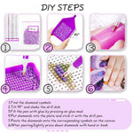 tableau diamant moderne multicolore patte chat vivace éclaboussures opaque 30x30cm instructions