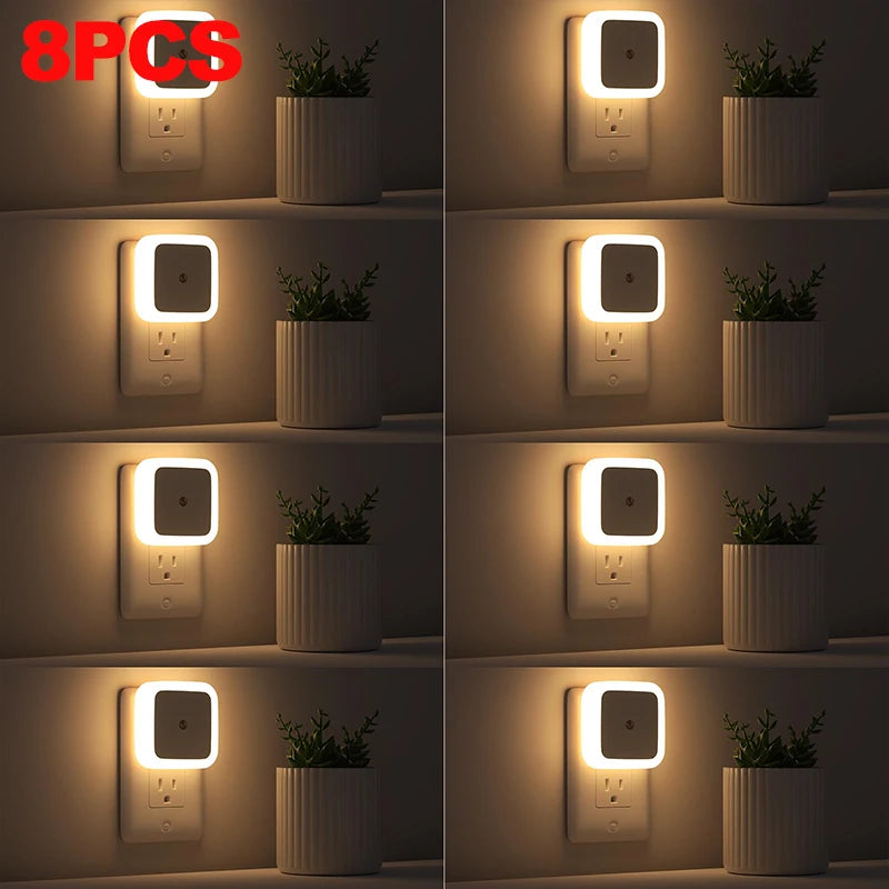 lampe nuit led blanc moderne minimaliste applique murale adhésive éclairage intérieur variable chambre enfant