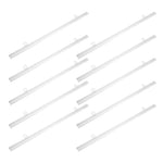 supports présentation vêtements blancs modernes chaînes opaques lisses commercial