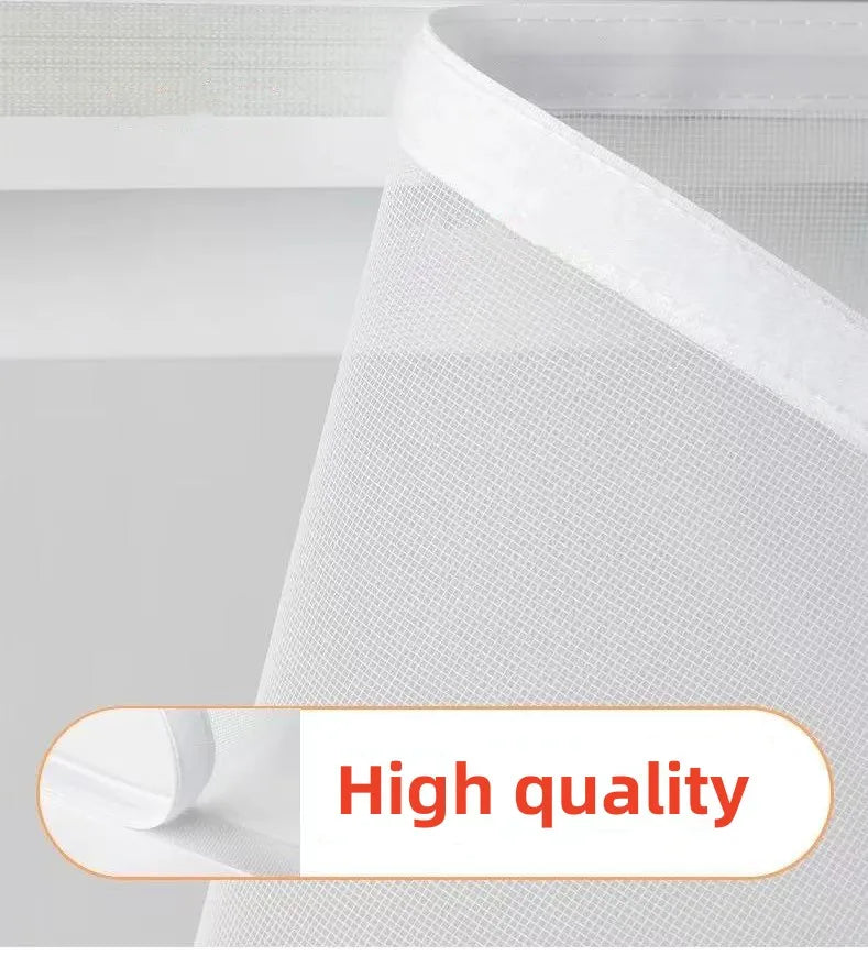 filet fenetre blanc maille fine moderne adhésif ruban anti moustiques invisible 100x150