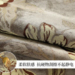 Un motif naturel et paisible de paysage montagneux sur un tissu délicat.