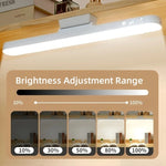 lampe led table aimantée rechargeable usb blanc moderne minimaliste adjustable trois couleurs