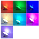lampe led piscine sous marine étanche ip68 multicolore télécommande fixation vis