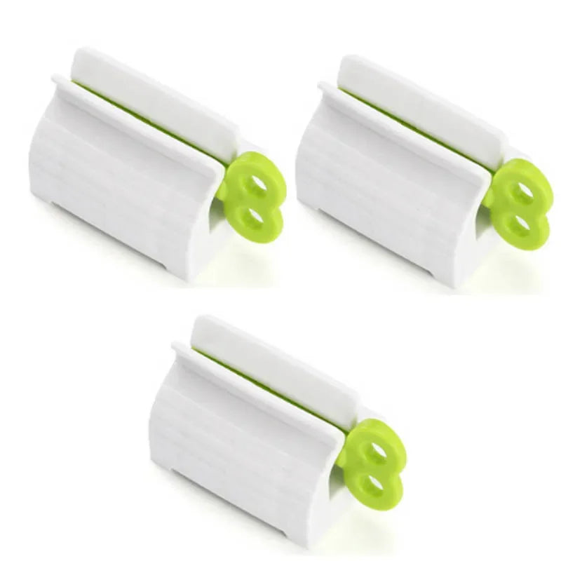support mural blanc rouge bleu vert tube dentifrice moderne pratique salle bain organisateur anti