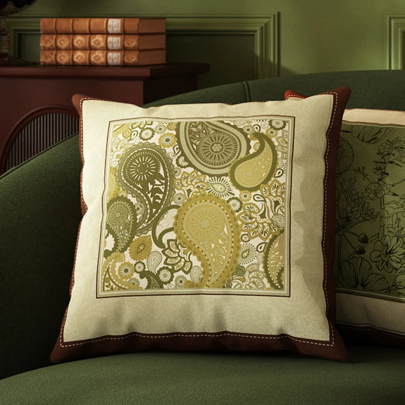 housse coussin motif floral peluche carré décoration maison lit salon voiture chambre coucher