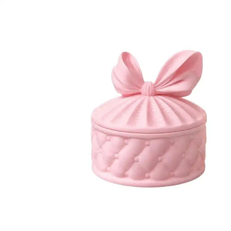 boîte rangement bijoux 3d imprimée rose quilted girly voyage coiffeuse organiser oreilles colliers bagues