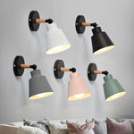 lampe murale moderne bois minimaliste blanc rose noir vert olive