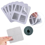 filet moustiquaire adhésif gris clair maille fine pratique anti moustiques 10cm 10cm pack 10pcs