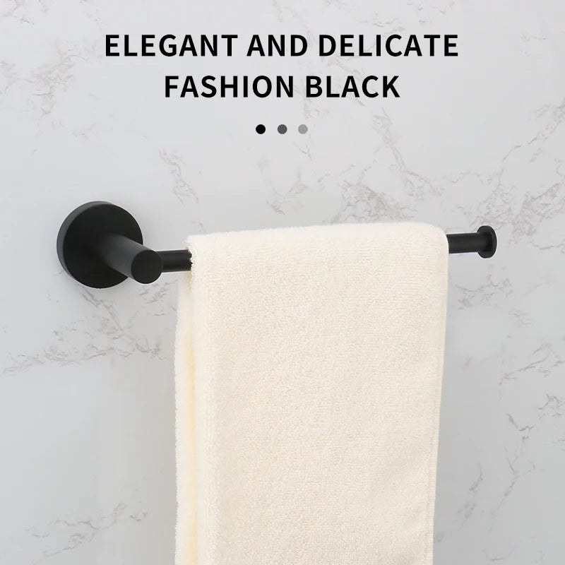 barre serviettes acier inoxydable or noir argent moderne lisse salle bain accessoire fixé