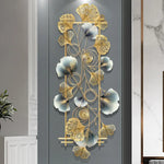 Détail de la feuille de Ginkgo en métal