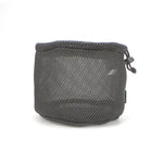 sac rangement nylon noir filet camping utilitaire vaisselle ustensiles portable extérieur