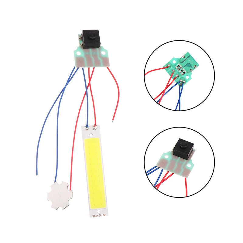 panneau led double blanc noir vert bleu rouge électronique compact bouton contrôle câbles