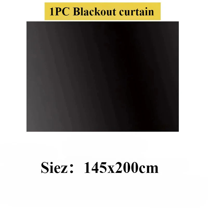 voile fenêtre noir opacité totale moderne adhésif portable sac règle crayon