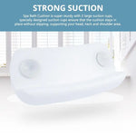 coussin bain blanc doux confortable ventouse baignoire salle bain imperméable polyuréthane