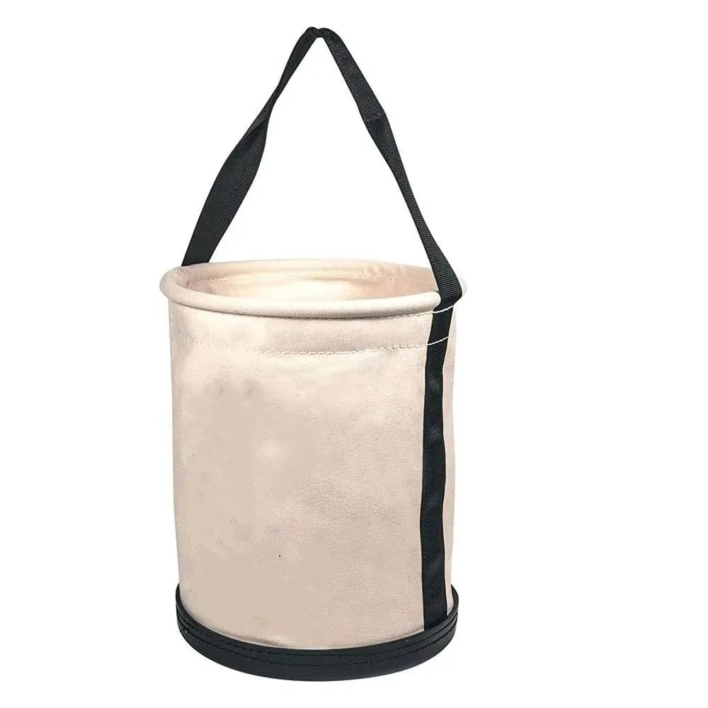sac pliable tissu oxford beige noir poches utilitaire portable jardinage outils rangement multifonctionnels